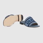 Women’s slide sandal with Gucci script - Image 6